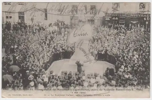 AK Saint-Mihiel Inauguration du Monument a Ligier-Richier, Ch. Foliguet, 1914