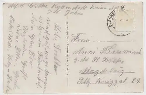 AK Blankenburg i. Harz. Rathaus, Verlag P. Cölln, Postkarte, gelaufen, Fotokarte