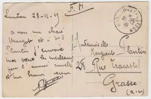 AK Landau i. Pfalz. Partie beim Paradeplatz, 1919, Verlag J. Kastner, Postkarte