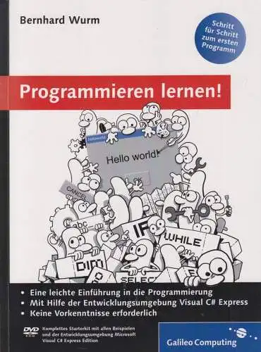 Buch: Programmieren lernen!, Wurm, Bernhard, 2010, Galileo Press