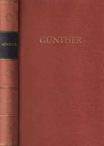 Buch: Werke in einem Band, Günther, Johann Christian. 1962, Volksverlag
