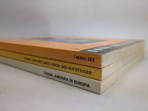 3 Hefte Der Alltag Nr. 4/1987; Nr. 3/1988; Nr. 1/1989, Die Sensation des Gewöhnl