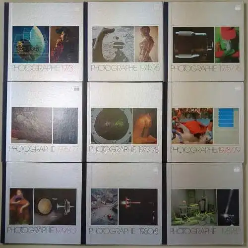 9 Bände Photographie 1973-1982, Time-Life, Fotografie, Jahrbücher, gebraucht gut