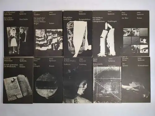 20 verschiedene Bücher Reihe Spektrum Verlag Volk und Welt, Sammlung, Konvolut
