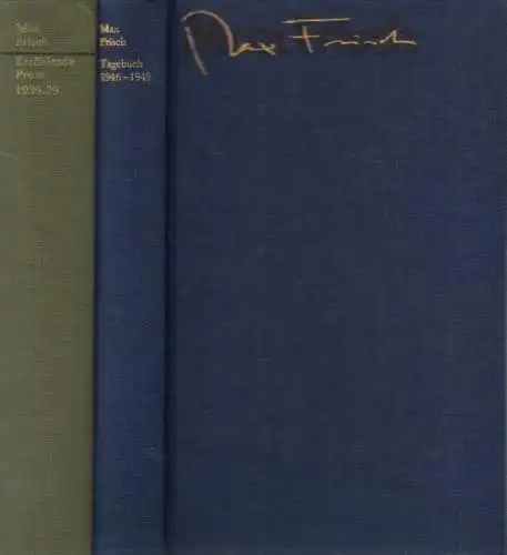 Buch: Tagebuch 1946-1949 / Erzählende Prosa 1939-79, Frisch, Max. 2 Bände