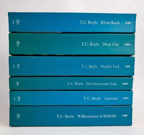 6 Bücher T. C. Boyle: America; World's End; Drop City; Riven Rock; Willkommen...