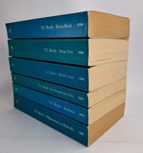6 Bücher T. C. Boyle: America; World's End; Drop City; Riven Rock; Willkommen...