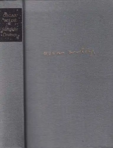 Buch: Sämtliche Dramen, Wilde, Oscar. 1975, Insel Verlag, gebraucht, gut