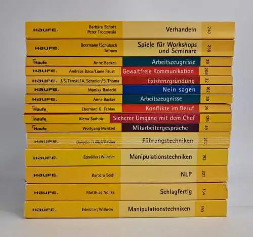 15 Bücher Haufe Taschenguide