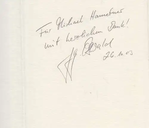 Buch: Im Himmel, Oswald, Roman, Georg M. 2003, Rowohlt Verlag, gebraucht, gut