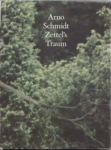 Buch: Zettel's Traum, Schmidt, Arno. 4 Bände, 2010, gebraucht, gut