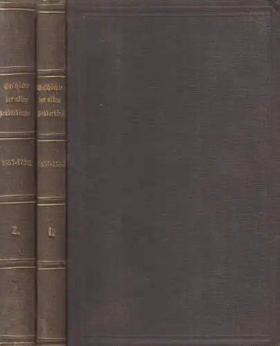 Buch: Geschichte der alten Brüderkirche, 2 Bände. 1865/66, Pemsel, Schultze