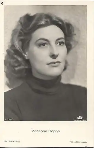 AK Marianne Hoppe, Postkarte. Nr. 3755, gebraucht, gut