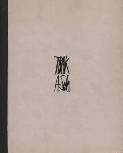 Buch: Annette Schröter, TRAK Wendisch, 1993, Galerie Tammen & Busch, gut