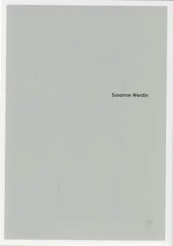 Postkarten: Susanne Werdin, 23 Postkarten in Kartonmappe, 2014, Huber & Treff