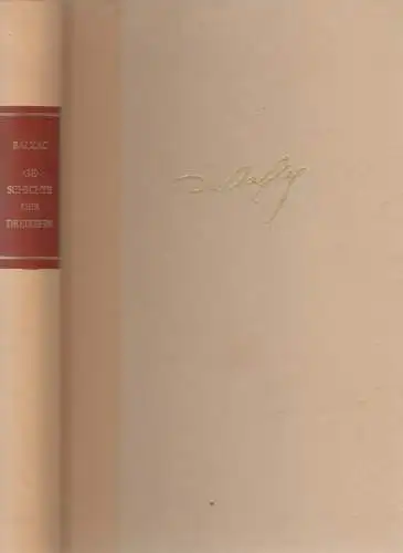 Buch: Die Geschichten der Dreizehn. Balzac, Honore de, 1976, Aufbau Verlag