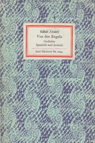 Insel-Bücherei 1034, Von den Engeln, Alberti, Rafael. 1980, Insel-Verlag