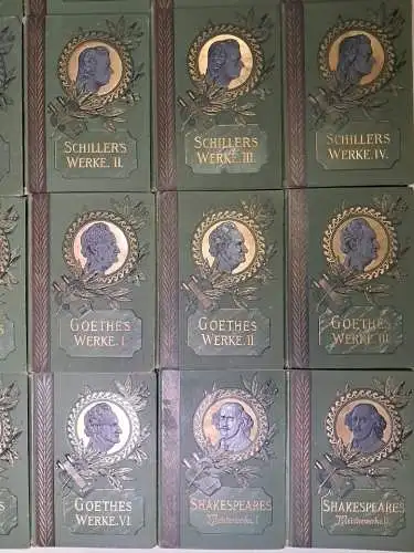 Buch: Illustrierte Klassiker-Ausgabe Band 1-25 (vollständig), Uhland, Goethe ...