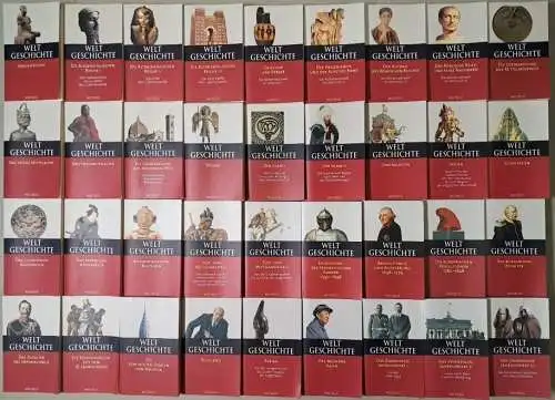 Buch: Weltgeschichte Band 1-36, Marie-Henriette Alimen, 2000, Weltbild, 36 Bände