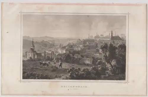 Grafik: Reichenbach, Sachsen, J. Richter, L. Rohbock, um 1850, Lange