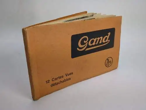 Lot: Gand. 12 Cartes Vues Detachables, Nels, 12 Postkarten von Gand in Belgien