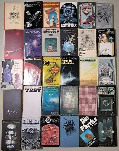 30 Bände Science Fiction DDR, Sammlung, Sjöberg, Lem, Fuhrmann, Strugazi ...