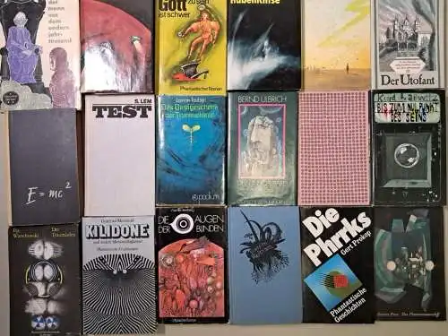 30 Bände Science Fiction DDR, Sammlung, Sjöberg, Lem, Fuhrmann, Strugazi ...