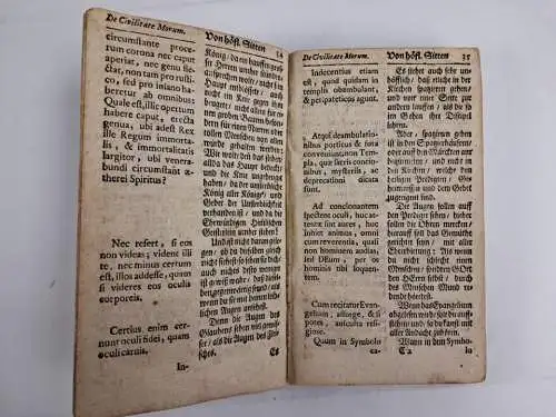 Buch: Civilitas Morum und Vera Sapientia, Roterdami und Vivis, 1716, Samuel Heyl