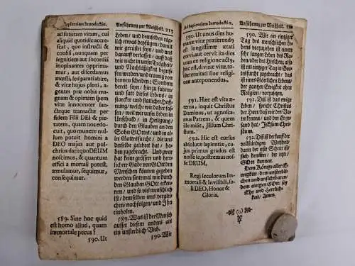 Buch: Civilitas Morum und Vera Sapientia, Roterdami und Vivis, 1716, Samuel Heyl