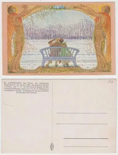 Buch + 2 Postkarten: Fiduswerk, Arno Rentsch, 1925, Verlag der Schönheit, Fidus