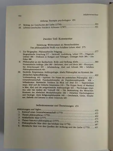 Buch: Jacob Friedrich Abel, Eine Quellenedition zum ..., Wolfgang Riedel, 1995