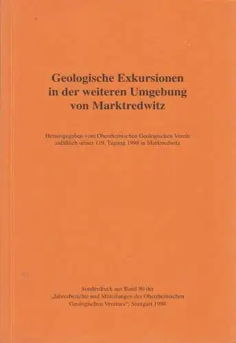 Buch: Geologische Exkursionen in der weiteren Umgebung von Marktredwitz, 1998