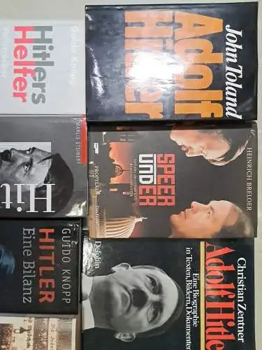 15 Bücher Adolf Hitler und Geschichte des Dritten Reiches, Sammlung, Konvolut