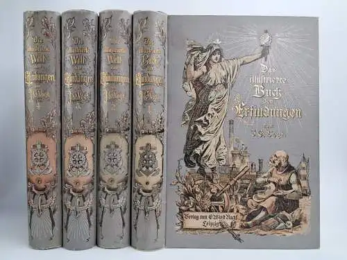 Buch: Das illustrierte Buch der Erfindungen 1-4, J. G. Vogt, 1895, Ernst Wiest