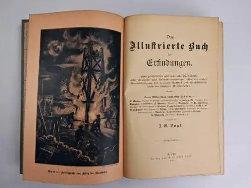 Buch: Das illustrierte Buch der Erfindungen 1-4, J. G. Vogt, 1895, Ernst Wiest