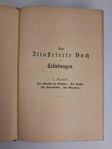 Buch: Das illustrierte Buch der Erfindungen 1-4, J. G. Vogt, 1895, Ernst Wiest
