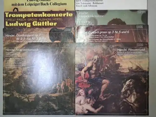 20 verschiedene Klassik Schallplatten 12" LP, Vinyl, Händel, Güttler, Schütz ...
