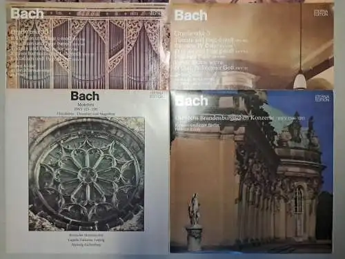 10x Johann Sebastian Bach Eterna Edition Schallplatten 12" LP, Kantaten, Motette