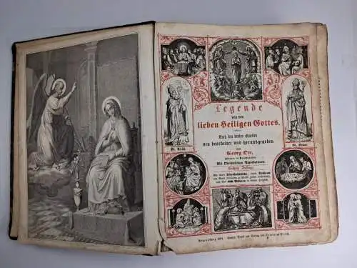 Buch: Legende von den lieben Heiligen Gottes, Georg Ott, 1861, Friedrich Pustet