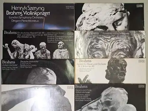 10 Schallplatten 12" LP Johannes Brahms, Vinyl, Klassik, Violine, Orchester