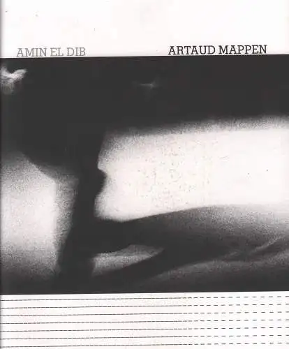Ausstellungskatalog: Artraud Mappen, Dib, Amin El, 2023, Signatur des Künstlers