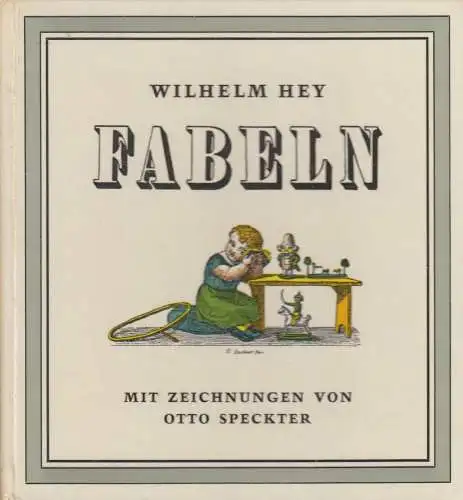 Buch: Fabeln für Kinder, Wilhelm Hey, 1970, Friedrich Lometsch, gebraucht, gut