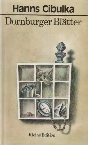 Buch: Dornburger Blätter. Cibulka, Hanns, 1988, Mitteldeutscher Verlag