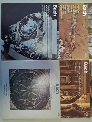 10x Johann Sebastian Bach Eterna Edition Schallplatten 12" LP, Orgelwerke, Arien