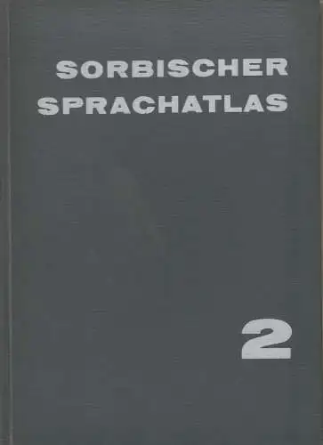 Buch: Sorbischer Sprachatlas 2, Faßke, H. u.a. 1968, Domowina, gebraucht, gut