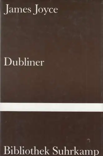 Buch: Dubliner, Joyce, James. 1974, Suhrkamp Verlag, gebraucht, sehr gut