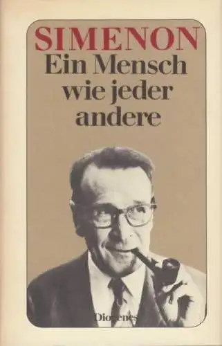 Buch: Ein Mensch wie jeder andere, Simenon, Georges. 1978, Diogenes Verlag