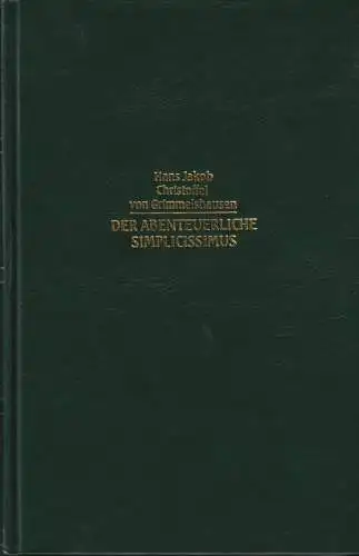 Der Abenteuerliche Simplicissimus, Grimmelshausen,  Hans Jakob Christoffel, 1984