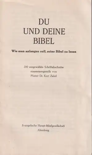 Biblia: Die Bibel. 1962, Evangelische Haupt-Bibelgesellschaft, gebraucht, gut