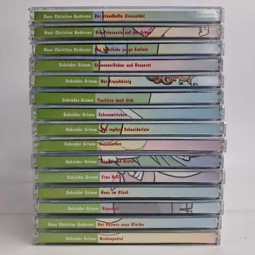 15 CDs Die schönsten Märchen der Gebrüder Grimm & Hans Christian Andersen